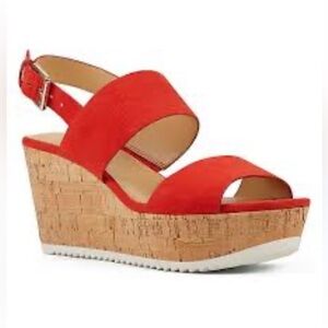 Nine West Dina Platform Wedge Sandals